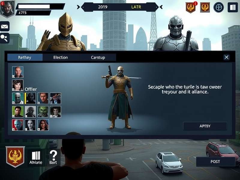 Urban Overlord multiplayer interaction and alliance features