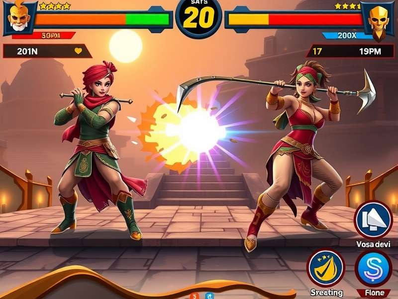 Dosa Devi character from Samosawarrior Smash