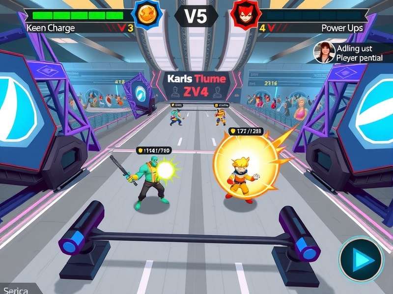 Keen Charge character abilities and power-ups display