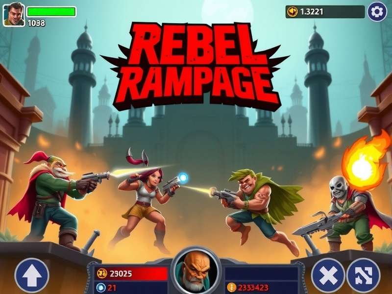 Rebel Rampage - Dynamic Combat System Rebel Rampage combat gameplay showing character special moves