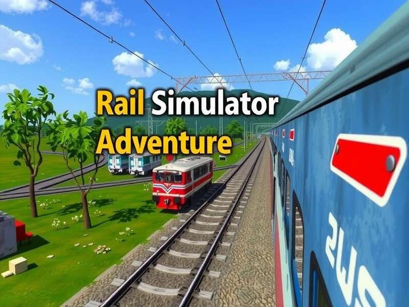 Rail Simulator Adventure station environment
