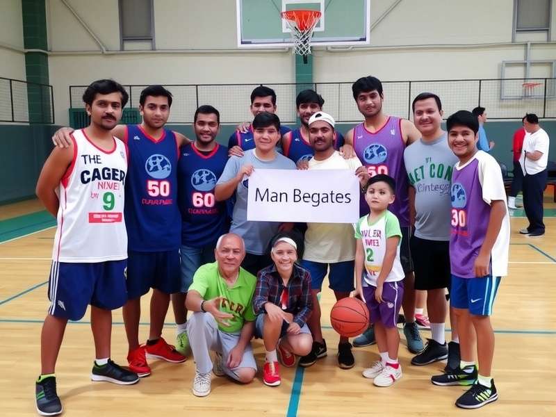 Cooch Behar Cagers team photo during a game