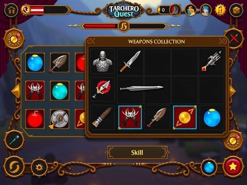 Archero Warrior Quest gameplay screenshot showing combat