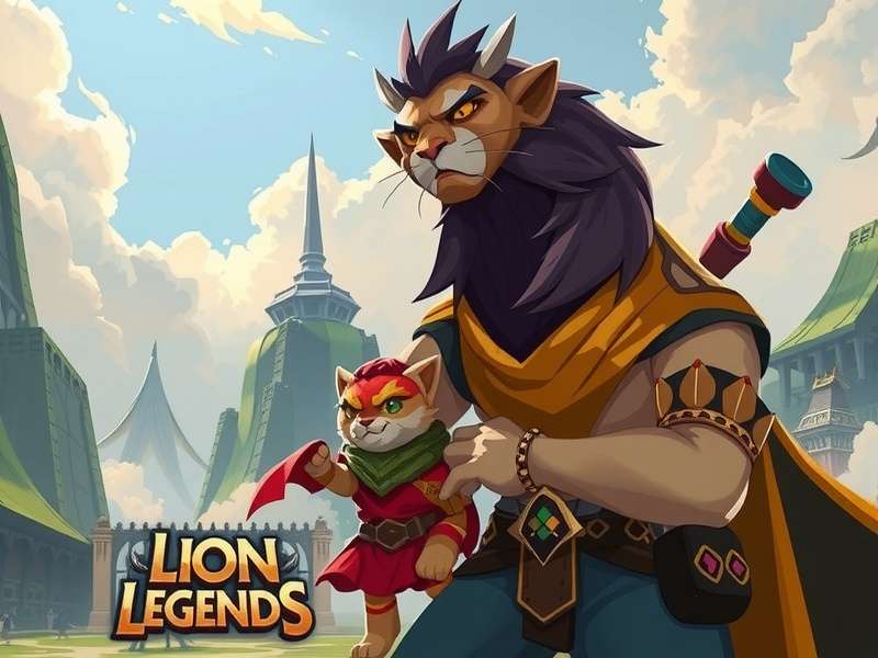 Lion Legends character progression interface