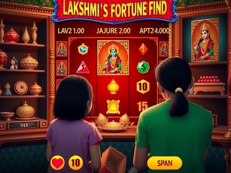 Family playing Lakshmi S Fortune Find together