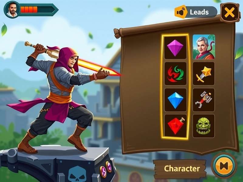 Ninja Quest India character customization screen