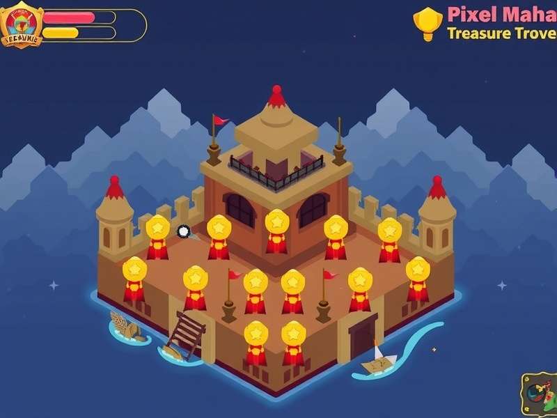 Pixel Mahal Treasure Trove gameplay screenshot
