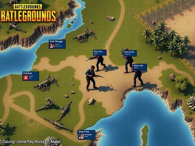 PUBG India Rising Rulers map strategy illustration
