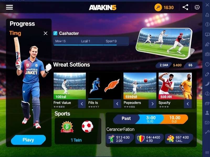 Avakin Sports Arena Multi-Sport Interface Avakin Sports Arena gameplay interface showing multiple sports options