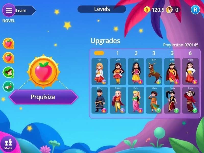 Peach Paradise Pursuit gameplay screenshot showing vibrant colors and Indian-inspired design