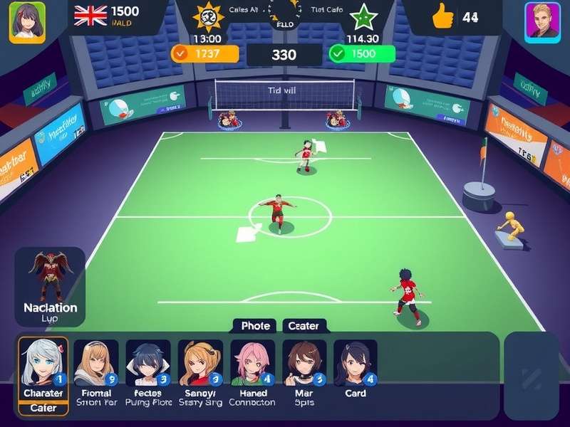 Volley Sprint Heroes Character Roster Volley Sprint Heroes character selection screen