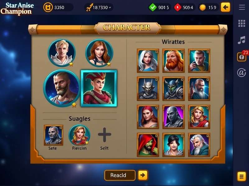 Star Anise Champion King gameplay interface showing strategic elements