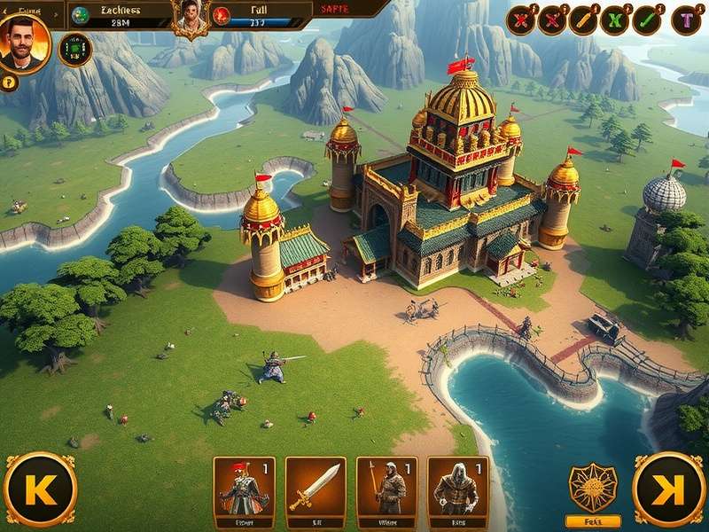 Riches Rise Ruler battle scene showing strategic combat