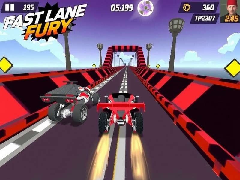 Fast Lane Fury Gameplay Action