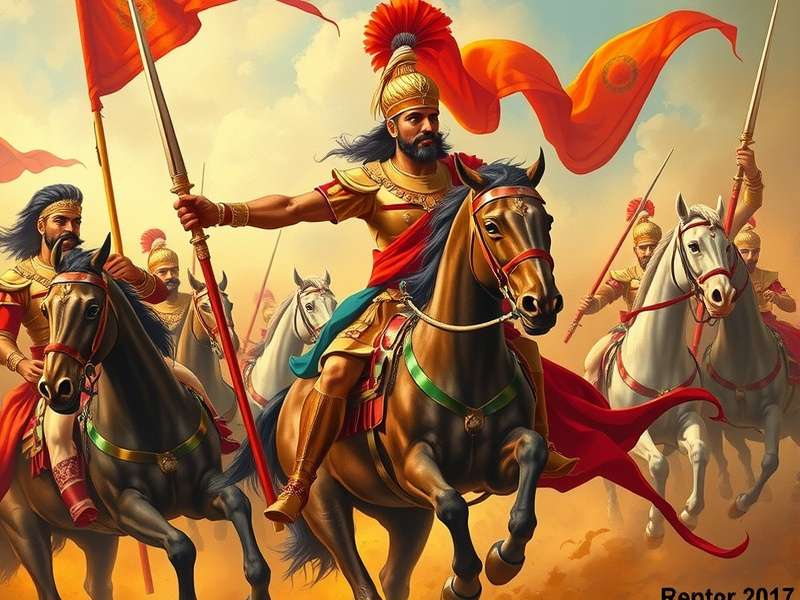 Battle of Haldighati depiction