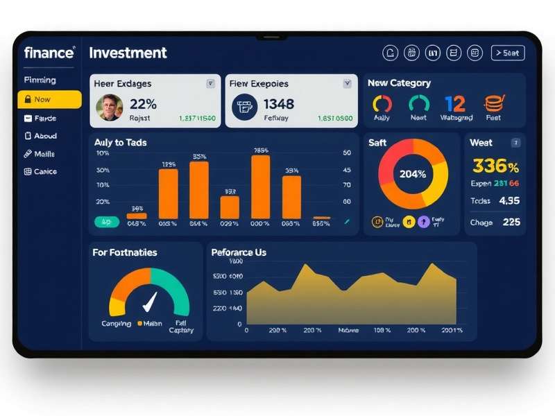 Finance Mastermind budget planning screen with expense categories