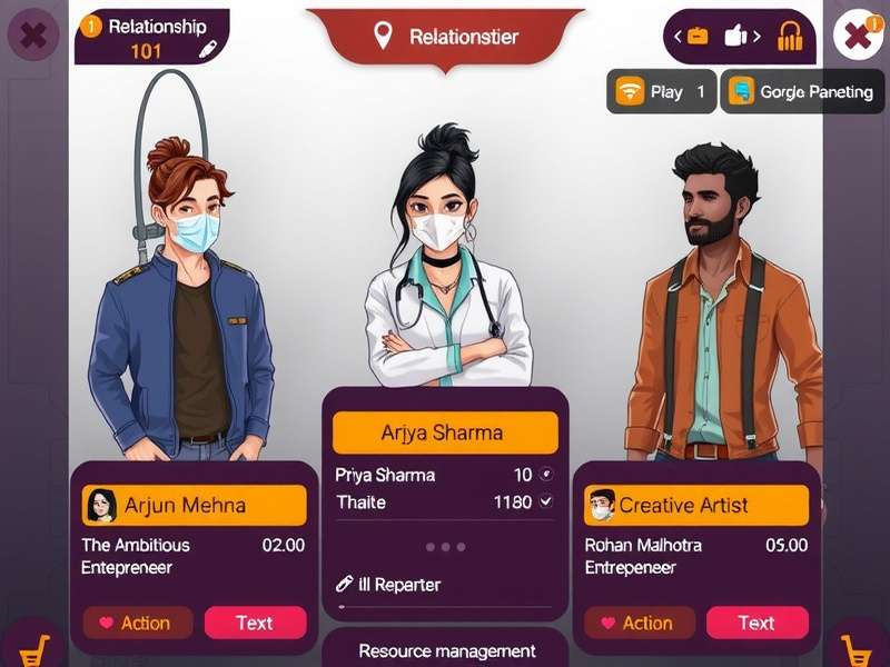 City Heartthrob Chase Resource Management City Heartthrob Chase resource management interface