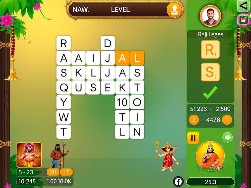 Raj Word Quest Festival Theme Puzzle Raj Word Quest themed puzzle featuring Indian festivals