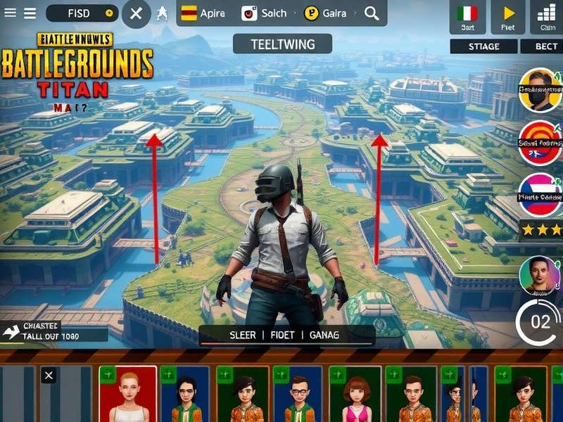 PUBG Indian Titan gameplay screenshot showing battle royale action