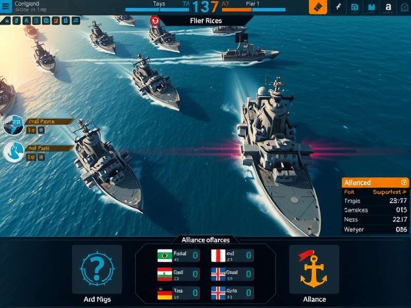 Indian Ocean Vanguard alliance battle screenshot