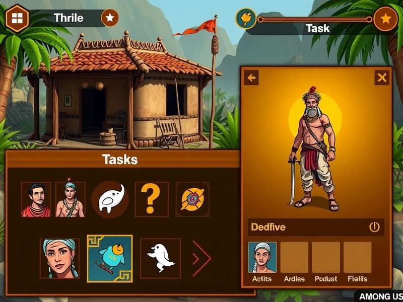 Among Us Indian Exploration character customization options with traditional Indian attire