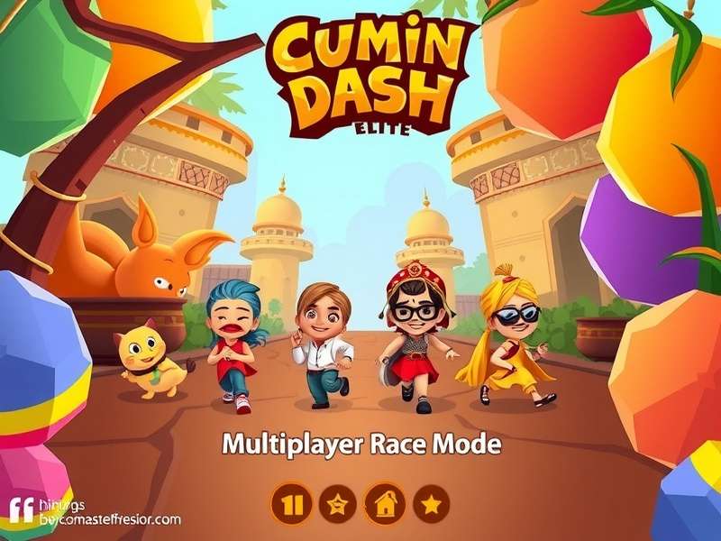 Cumin Dash Elite character selection screen with diverse Indian avatars