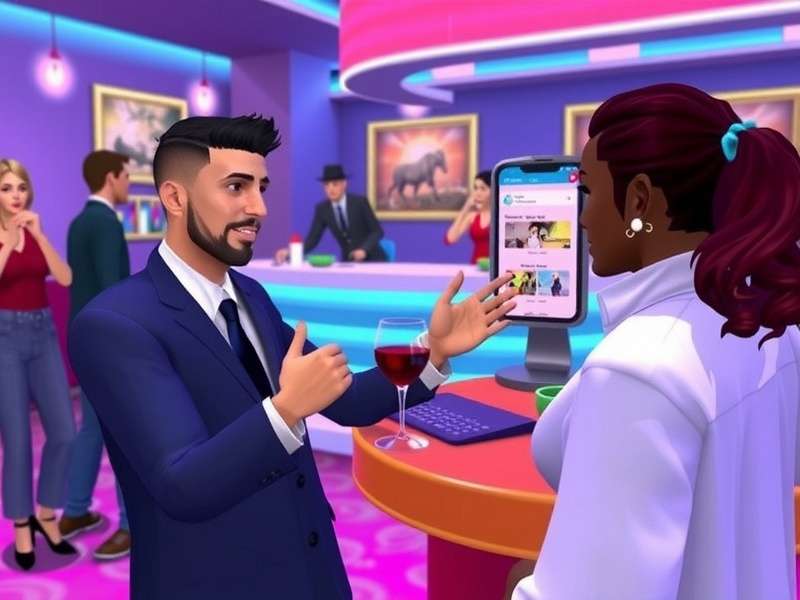 Avakin Virtual Parties Social Scene