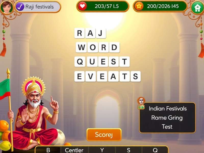 Raj Word Quest Level Progression Raj Word Quest level progression and scoring system