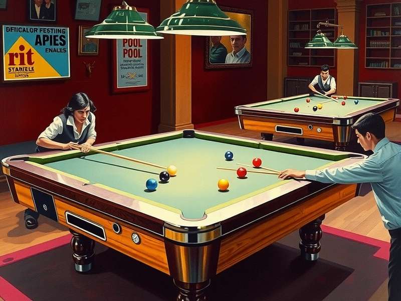 Strategic positioning in Bangalore Pool Virtuoso gameplay
