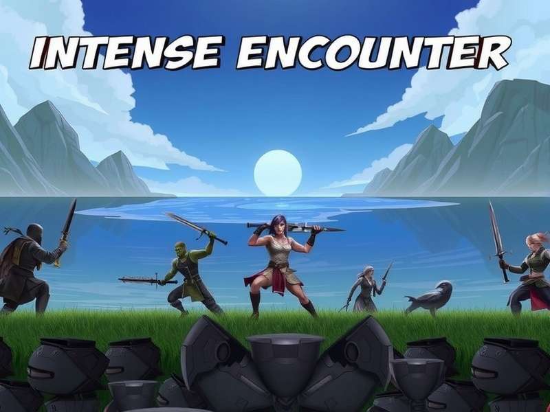 Intense Blade Encounter Game Cover Art
