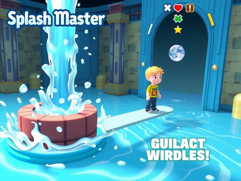 Splash Master Environmental Interactions Splash Master dynamic environment showing water interaction with different surfaces