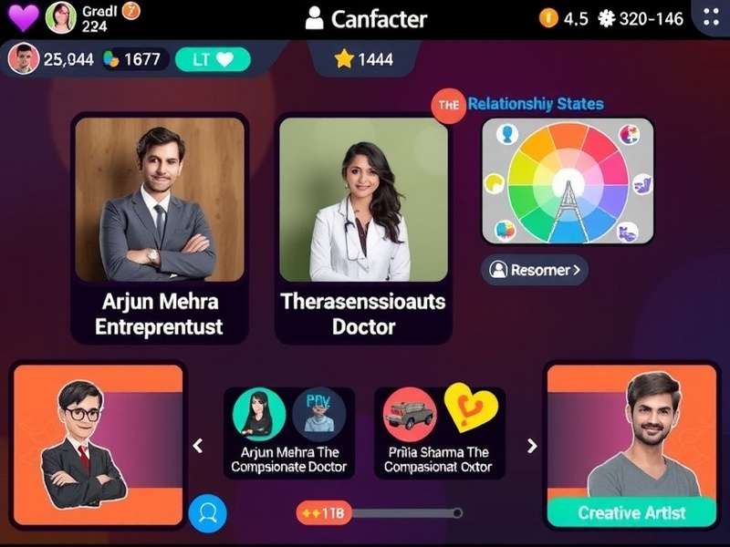 City Heartthrob Chase Character Interaction City Heartthrob Chase gameplay screenshot showing character interaction