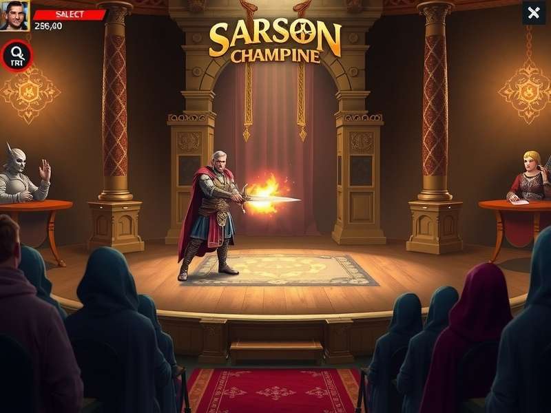 Sarson Combat Champion gameplay screenshot showing character combat