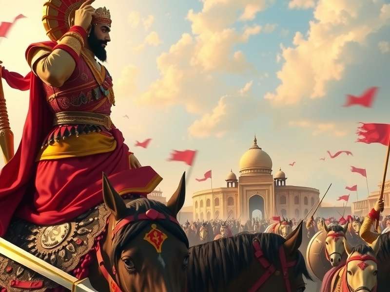 Rana Pratap Powerful Warrior historical portrait