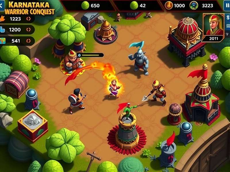 Karnataka Warrior Conquest Resource Management Karnataka Warrior Conquest resource management interface