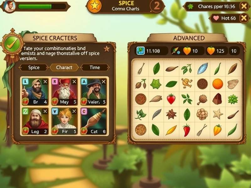 Cumin Spice Wizard gameplay screenshot showing spice crafting interface