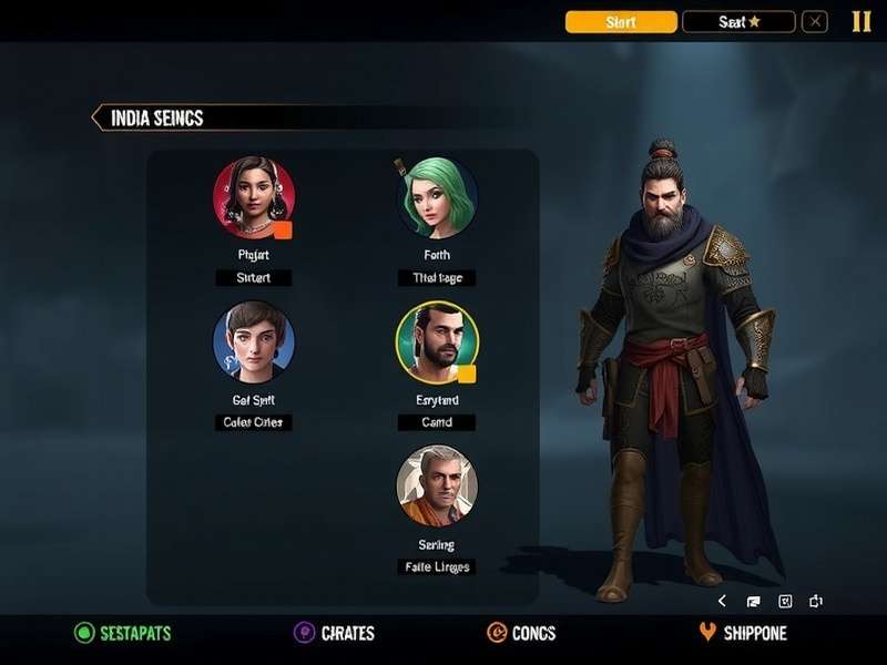 India S Titan Elite character progression interface