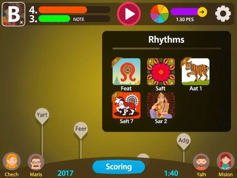 Cultural representation in Mesmerizing Melody Mix showing traditional Indian art styles