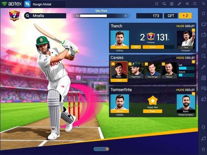 Raging T20 Legends tournament mode interface
