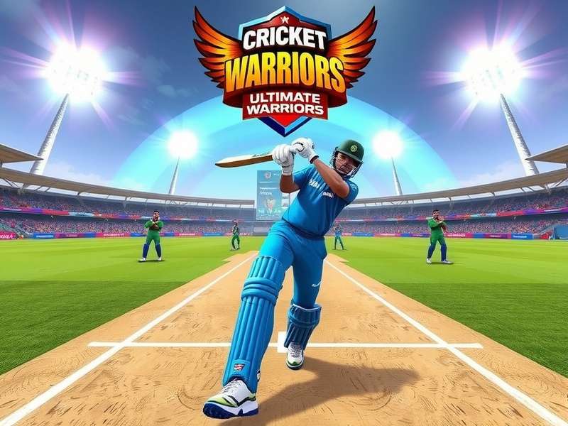 VR Cricket Ultimate Warriors gameplay screenshot showing immersive virtual reality cricket experience