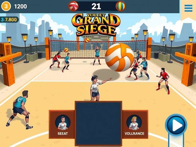 Strategic Formations in Volley Grand Siege Advanced volleyball strategies diagram for Volley Grand Siege