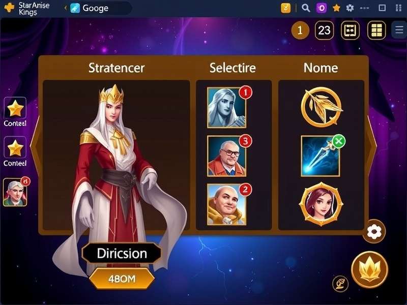 Character selection screen showing diverse options in Star Anise Champion King