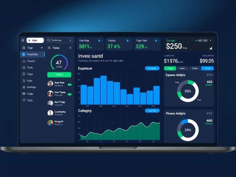 Finance Mastermind gameplay interface showing investment dashboard