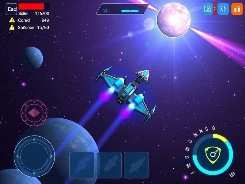 Saffron Galaxy Explorer Spacecraft Customization Saffron Galaxy Explorer spacecraft customization interface