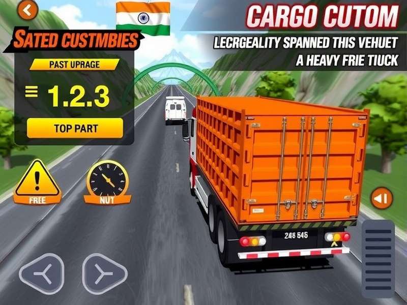 India Cargo Sprint vehicle customization screen showing truck upgrades