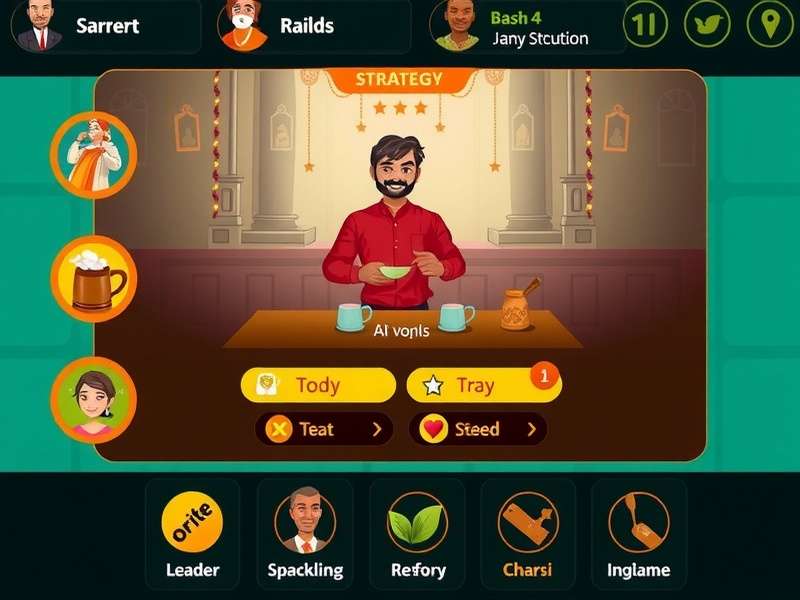 Chai Pro Hero gameplay screenshot showing tea preparation