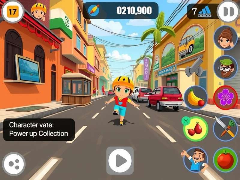 Masala Marathon Ace character selection screen showing diverse Indian avatars