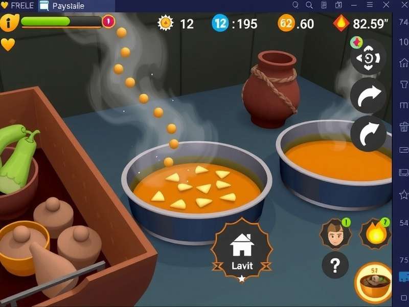 Cooking process in Premium Litti Chokha Challenge