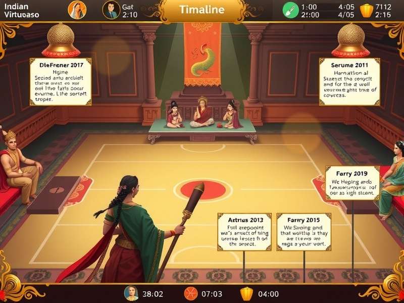 Indian Spin Virtuoso Tournament Match Indian Spin Virtuoso tournament gameplay with multiple players