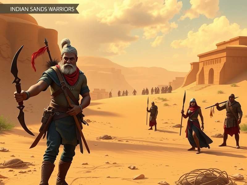 Indian Sands Warriors character selection screen showing multiple warriors